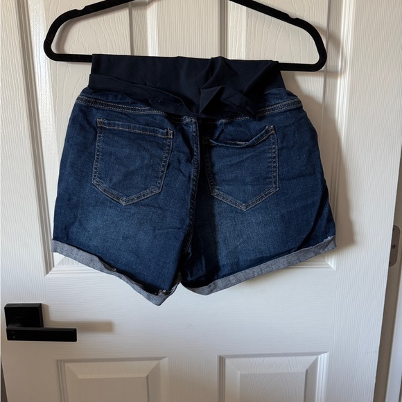 Indigo Blue High Waist Shorts Blue - Picture 2 of 2